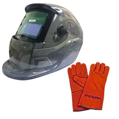 GENERICO - Máscara Para Soldar Profesional + Guante RBLYE95H