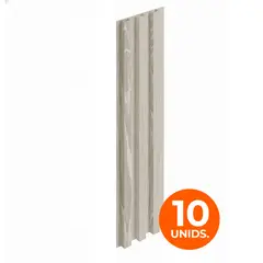 DOER - Wall Panel WPC Decorativo Gris Ártico, 240x16, 22mm, Caja 10 Unids.