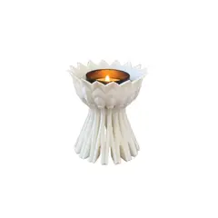 GENERICO - Portavelas LED- Flor de Loto