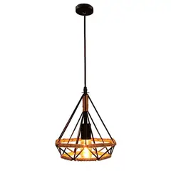 WANT - Lámpara Vintage Estilo Industrial forma Diamante