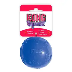 KONG - Juguete Pelota Para Perro Squeezz Ball Talla L - Azul