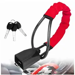MOVI - Traba Volante Antirrobo Universal de Acero al Cinturón de Seguridad