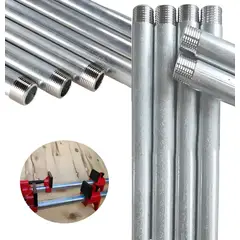 GENERICO - X4 Tubos Galvanizados 1,2mt Para Prensa Tubo 34