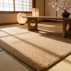 UMEXUS - Alfombra Estilo Yute Tejida Para Living Resistente Mascotas