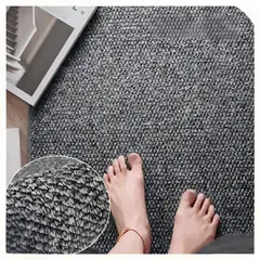UMEXUS - Alfombra Estilo Yute Tejida Para Living Resistente Mascotas