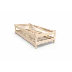 LAS ARAUCARIAS - CAMA NIDO NEWEN 1 PLAZA CRUDA SIN COLCHÓN