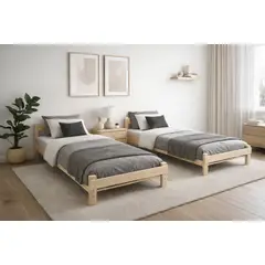 LAS ARAUCARIAS - CAMA NIDO NEWEN 1 PLAZA CRUDA + 2 COLCHONES