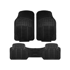 XROAD - Alfombra Piso de Goma para auto Universal 3 piezas