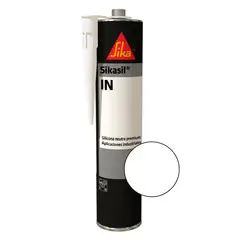 SIKA - Sikasil In Silicona Profesional Neutra Flexible Blanco 280ml