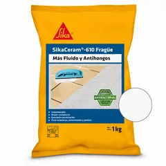SIKA - Sikaceram 610 Fragüe Para Cerámicos Blanco 1Kg