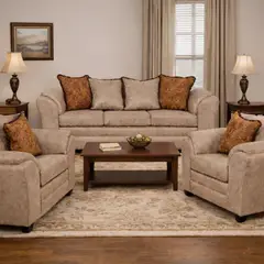 BLACK FACTORY - Juego de Living 3 1 1 Aconcagua Beige
