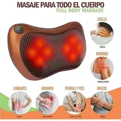 MOVI - Cojin Masajeador para el Auto y Casa relajate en cualquier lugar