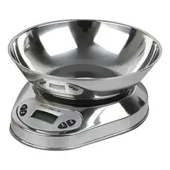 GENERICO - Balanza Acero Inoxidable Cocina Pesa Bandeja Hasta 5 Kg