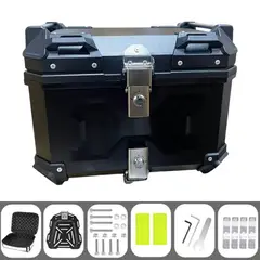 ATURE - Top Case Para Moto Aleacion Aluminio Con Doble Cerradura 45l