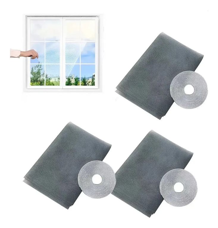 3pcs Malla Anti Mosquito Mosquitera Para Ventanas 150x200 Cm