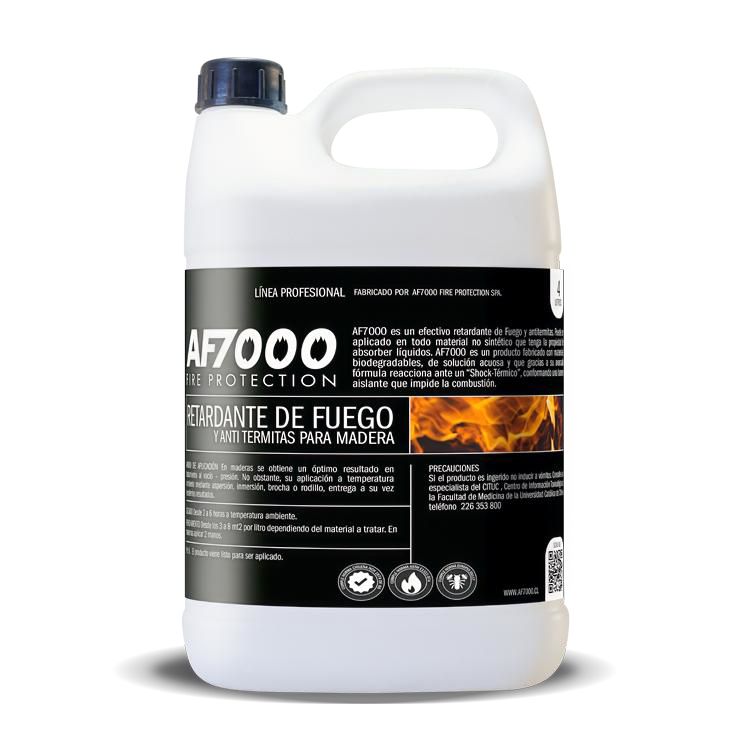 AF7000-AP Aditivo IMPREGNANTE Retardante de Fuego para Madera 4 Lts.