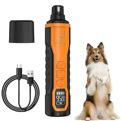 GENERICO - Limador Uñas Perro Silencioso Doble Luz Led Blanco