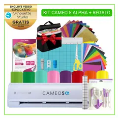 SILHOUETTE - CAMEO 5 Plotter de corte Kit Papeleria Full G02