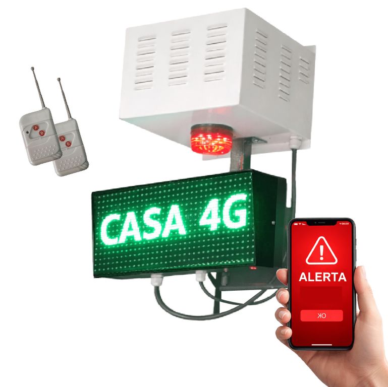 Alarma comunitaria 4G con display identificador