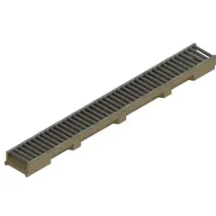 ACO - CONJUNTO DE CANAL SELF 100 H55 CON REJA PASARELA A-15