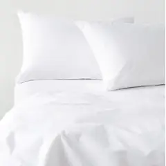 CANNON - Sabana 1 Plaza 200 Hilos 100 % Algodón Blanco