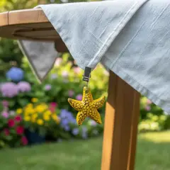 TODOHOGAR SANTIAGO DE CHILE - Set Pesas para Mantel Estrella Mesa Exterior
