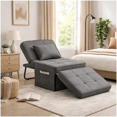 HOMER DESIGN - Sofá Cama Multifuncional 4 Modos Reclinable 4en1 Convertible