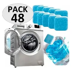 HAZ TU CLICK - Pack 48 Pastillas Limpieza De Maquina Lavadora