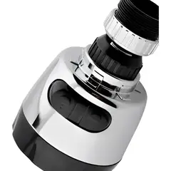 GENERICO - Cabezal Adaptador Aireador Grifo Giratorio 360 Ahorra Agua