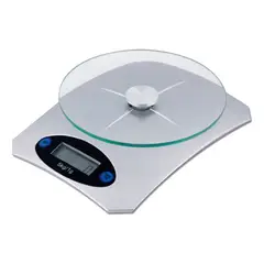 GENERICO - Pesa De Alimentos Pesa Para Cocina Pesa Cocina Digital 5 Kg Color Gris