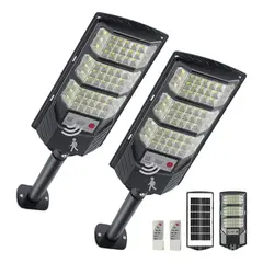 GENERICO - Foco Reflectore Solar Led Exterior 2 Unid C Sensor, Soporte