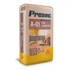 PRESEC - A01 Pegamento Para Ladrillos Y Bloques 25kg