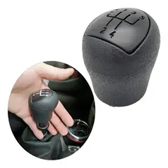GENERICO - Pomo Palanca De Cambios De Auto Universal Abs Negro 223520