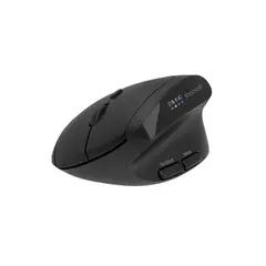 MAXELL - Mouse Vertical Bluetooth Ergonómico 2400 DPI Inalámbrico Negro