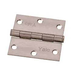 YALE - Bisagra Premium 3x3 Níquel Satín