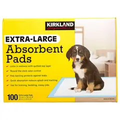 KIRKLAND - Sabanillas para Perro Extra Grandes 76 x 58 cm 100 un Kiosclub