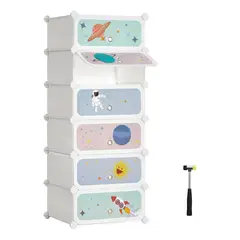 EVERSO - Cajas Organizadoras Modular De 6 Niveles Para Ropa Zapatero