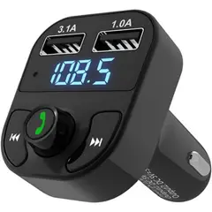 GENERICO - Transmisor Mp3 Radio Fm Bluetooth Usb Tf Wam Cargador Auto