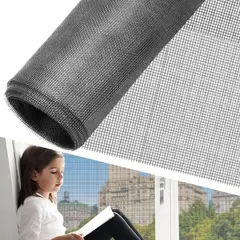 ATURE - Red Mosquitera De Fibra De Vidrio,0.9mtsx5mts,gris Y Blanco