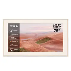 TCL - Smart TV 75" QLED ART TV 75A300W