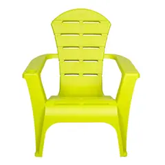 QRUBBER - Silla reposera terraza de resina verde limón MQ