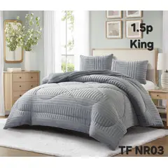 GENERICO - Cubrecama de Invierno Plush Texturizado con Chiporro King. TFNR03