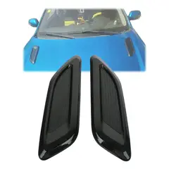 GENERICO - Toma De Aire Capot Tuning Universal Auto Adhesiva Un par