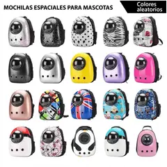 GENERICO - Mochila Transportín Espacial para Mascotas Pequeñas
