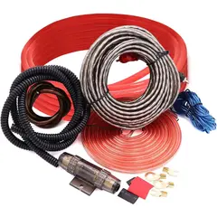 GENERICO - Kit Cables Cca Amplificador Subwoofer Auto Premium 2 Awg