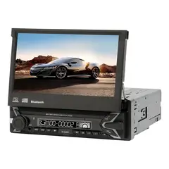 GENERICO - Radio Auto Motorizada 1 Din Pantalla Hd Tactil Mirror Link