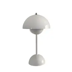 HOME NEAT - Lámpara de mesa LED recargable 3 colores - Blanco