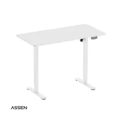 ASSEN - Escritorio Altura Regulable Essential 120x60cm Blanco Kiosclub