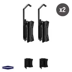 CANBERRA - Set 2 Soportes Bicicletas Muro Abatibles 1 un Kiosclub