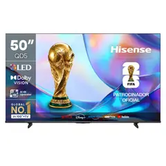 HISENSE - SMART TV 50 Hi QLED 4K 50QD5SV